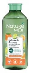 Gel Douche Vitaminé - Citron Vert et Orange Bio - Hydrate et Nourrit - Tous Types de Peau - 250 ml - Flacon 250 ml