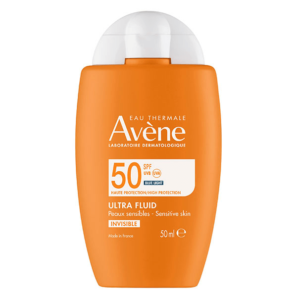 Solaires Ultra Fluide Spf50 Uvb Uva Lumière Bleue 50ml