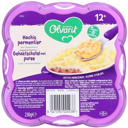 Assiette 12m+ Hachis Parmentier