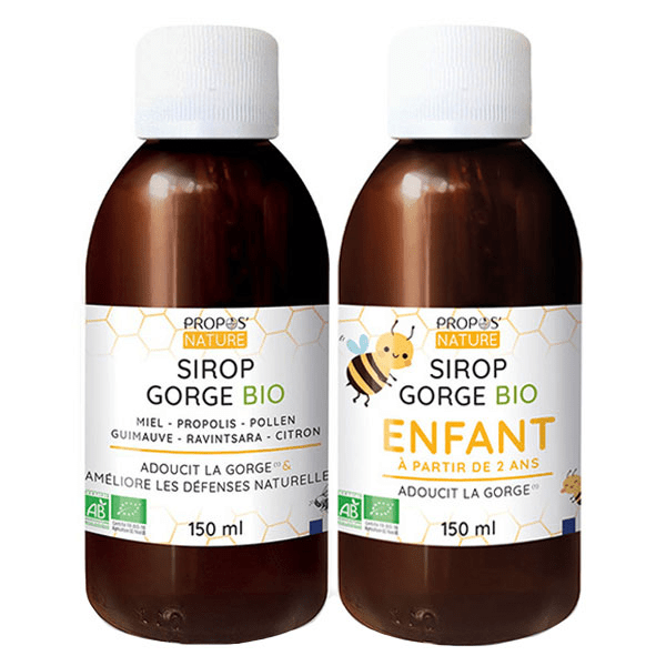 - Sirop Gorge adulte et enfant - 2x150ml