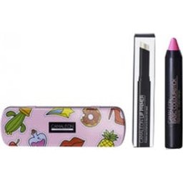 Kit rouge à lèvres métallisé violet Camaleon + Fixateur