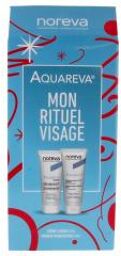 Aquareva Crème Hydratante 24H Texture Légère 40 ml + Masque Hydratation Express 50 ml - Coffret 2 produits