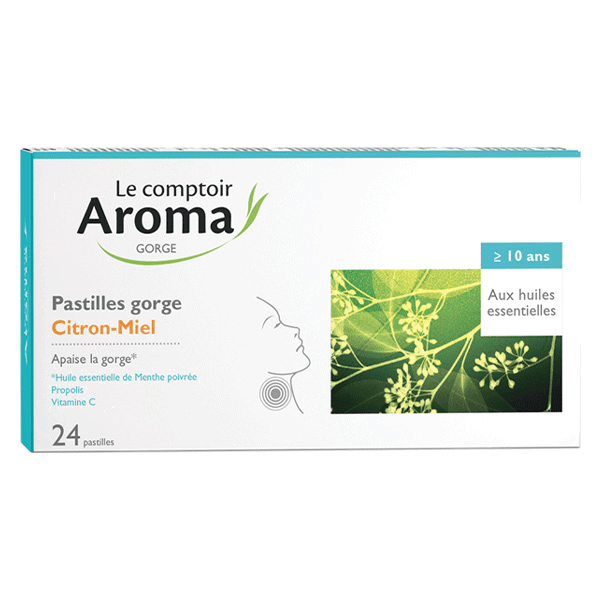 Respir' Pastilles Gorge Citron Miel 24 pastilles