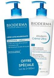 Atoderm Crème Ultra Crème Hydratante Ultra-Nourrissante Lot de 2 x 500 ml - Lot 2 x 500 ml