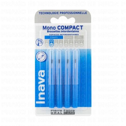 Mono compact - Brossette interdentaires ISO1 étroits monocompact 0.8mm pack de 4