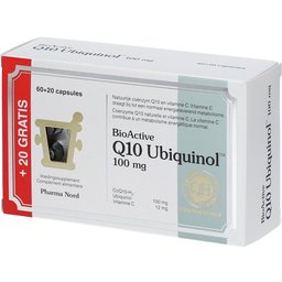 BioActive Q10 100mg 60 + 20 capsules Gratuites | ubiquinol | Énergie