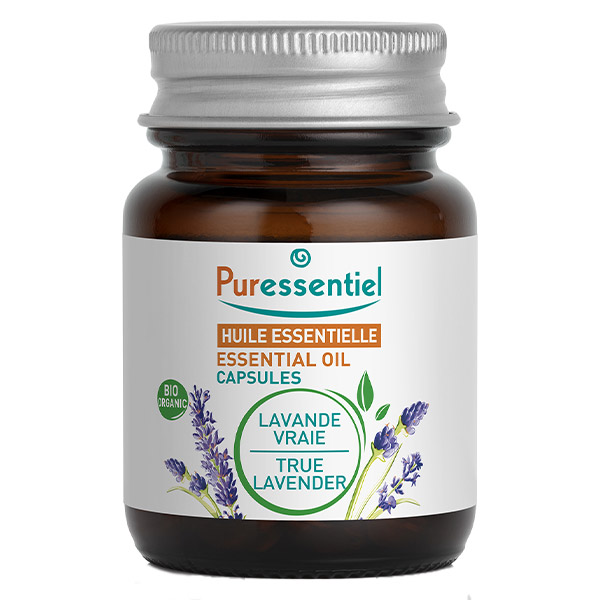 Capsules Huiles Essentielles Capsules de Lavande Vraie Bio 60 capsules