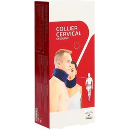 collier cervical C1 7,5 cm taille 3 souple 41–46 cm