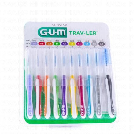 Trav-Ler pack brossettes interdentaires 9 tailles x 9
