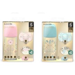 Premium Gold Edition Biberon 270ml + Sucette + Attache-Sucette