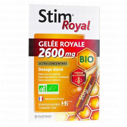Stim Royal Gelée Royale 2600mg Bio 20 ampoules
