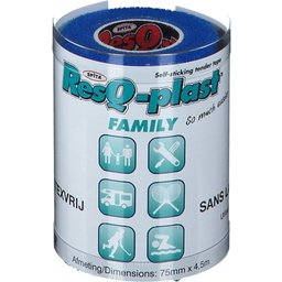 ResQ-plast® Family Bleu 75 mm x 4,5 m