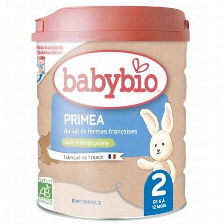 Primea Bio Lait de suite 2eme âge 800g
