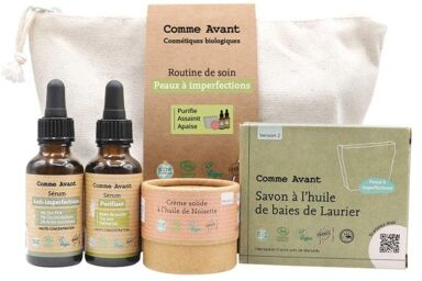 Routine soin peaux à imperfections - Comme Avant