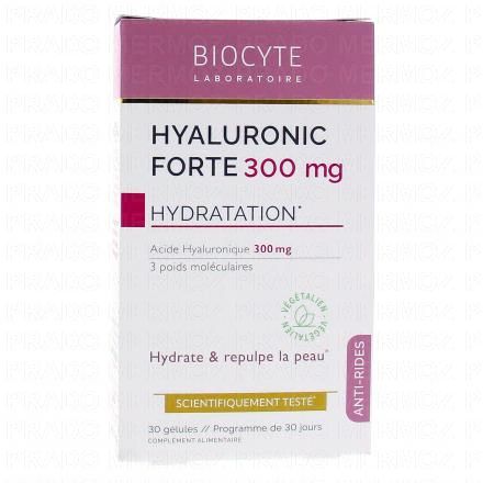 Hyaluronic forte anti-âge 300mg 30 gélules