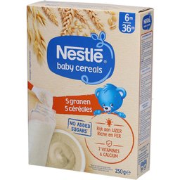 Nestlé® Baby Cereals 5 Céréales