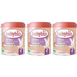 Babybio Optima 2 Lait de suite pour nourisson 2ème âge en poudre