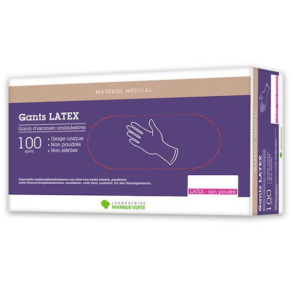 Pro Gant Examen Ambidextre Latex Non Poudrés Taille S 100 unités