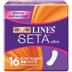 Seta Ultra Serviettes Flux Léger 16uts