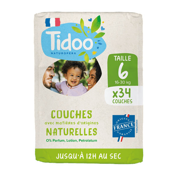 Couche Écolabellisée Taille 6 (16-30kg)