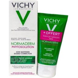 Normaderm Phytosolution Soin Quotidien Double-Correction 50 ml + Gel Purifiant Intense 50 ml