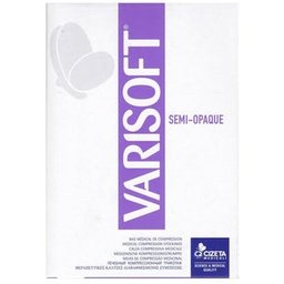 Varisoft Media Semi Opaco Mi-Bas Corta Negro T2 1 Par