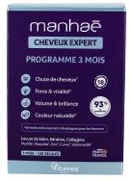 Manhaé Cheveux Expert 120 Gélules - Boîte 120 Gélules