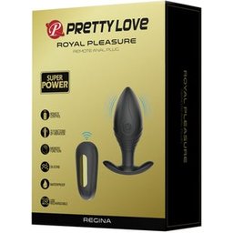Regina Plug Anal Vibrant Rechargeable Noir 1ut