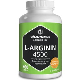 L-Arginine 750mg 360 Capsules