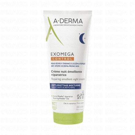 Exomega Control - Crème Nuit Emolliente Réparatrice 200ml