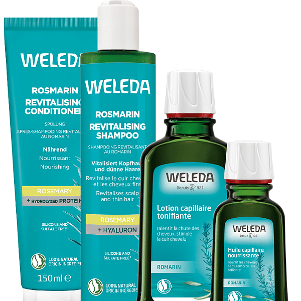 Routine capillaire au Romarin - Weleda