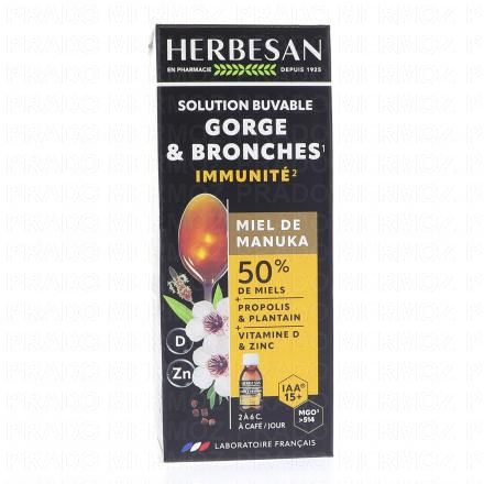 Sirop miel de manuka bio 100ml
