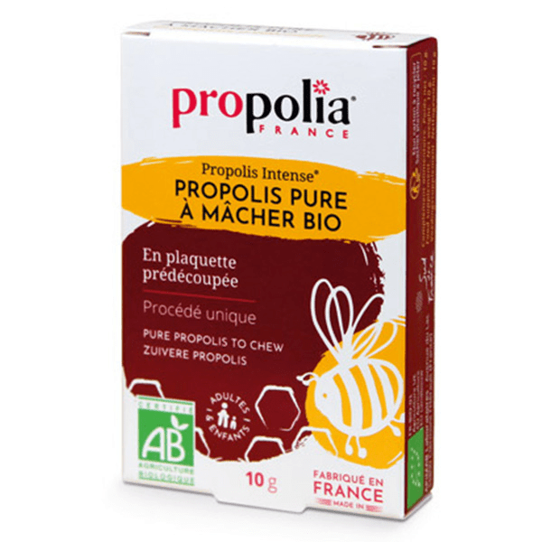 Propolis Intense Pure à Mâcher Pré-Découpée Bio 10g