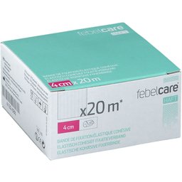 Febelcare® Haft Bande de fixation élastique cohésive 4 cm x 20 m