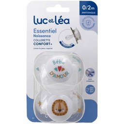 Luc Et Léa Essentiel Sucettes Anatomiques Nouveau Né E1 0-2m 2 Unités