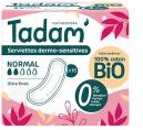 Serviettes Dermo-Sensitives Ultra Fines Normal 16 Unités - Paquet