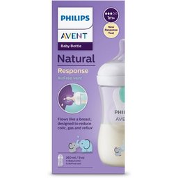 Biberon SCY673/81 Natural AirFree Éléphant 260ml