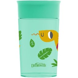 Verre 360 Sans Embouchure Rouge Vert Sans Poignées 300ml