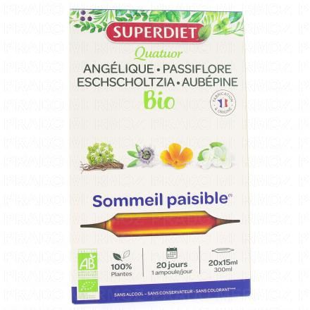 Quatuor détente 20 ampoules