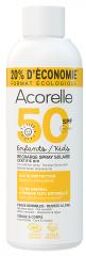 Enfant Spray Solaire Visage et Corps SPF50 Recharge Bio 150 g - Flacon