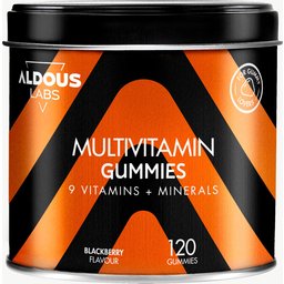 Aldous Labs Multivitaminas Sabor Mora 120 gummies
