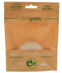 Éponge Konjac Naturelle - Sachet 1 éponge