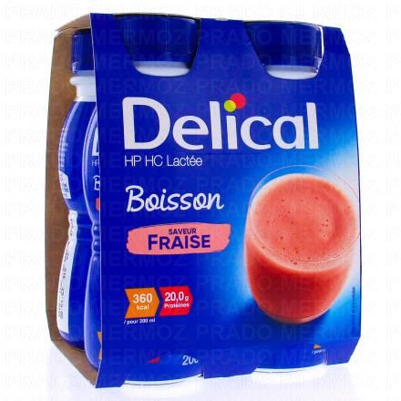 Boisson HP/HC Lactée fraise 4x200ml