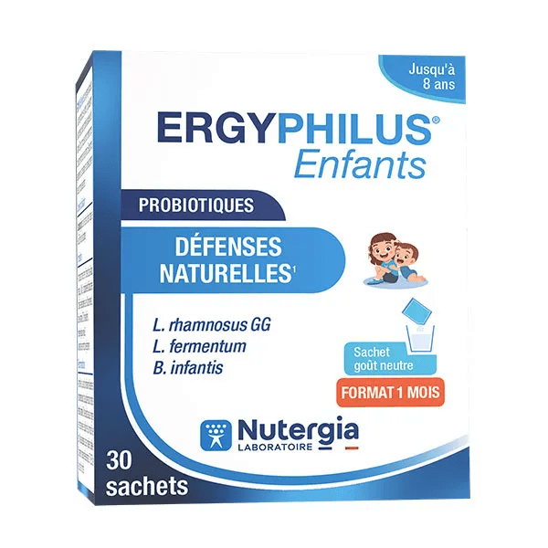 Ergyphilus Enfants Probiotiques défenses naturelles 30 sachets