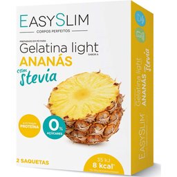 Gélatine Light Ananas Stevia 2x15g