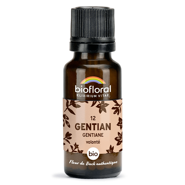 12 Gentian Gentiane Granules Bio Fleur De Bach Granules 19,5 gr