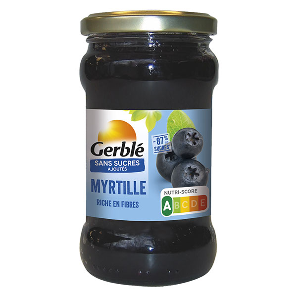 Sans Sucres Ajoutés Confiture Myrtille 320g