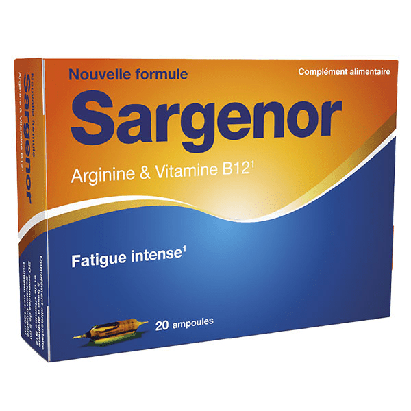 ArgInine Vitamine B12 Complément alimentaire 20 ampoules buvables