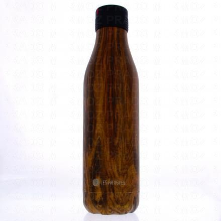 LES ARTISTES Bouteille - isotherme 500ml bois