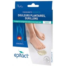 Douleurs plantaires Durillons Coussinets discrets 1 paire